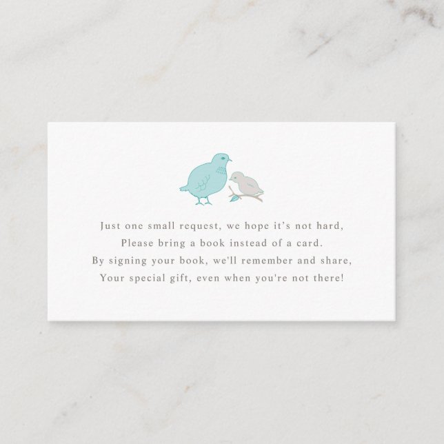 Carte de demande de réservation de carte mère et b (Devant)