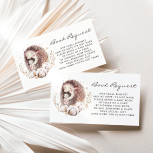 Carte de demande de réservation pour les livres de