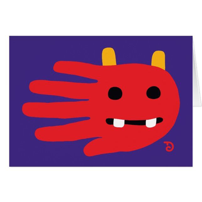 Carte de démon (Devant horizontal)