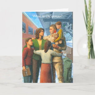 Carte de départ de Noël