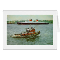 Carte de départ de Paul McGehee le "fleuve Hudson"