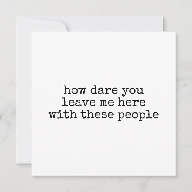 Carte de départ humoristique pour un collègue "Com (Devant)