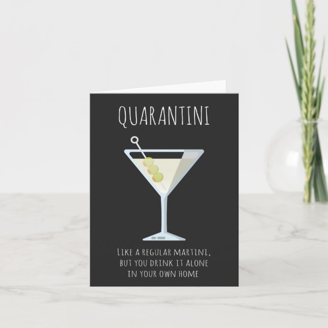 Carte de dérangement social de Quarantini Martini  (Devant)