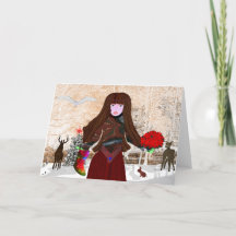 Carte de design créative d'Angel Lee Marie