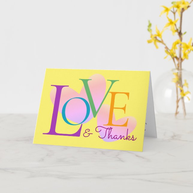 Carte De Design De Texte Amoureux Et Gratuit (Fleur jaune)