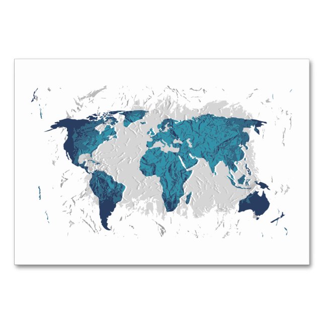 Carte de dessin créative du monde (Devant)