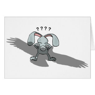 ? ? Carte de dessin de lapin