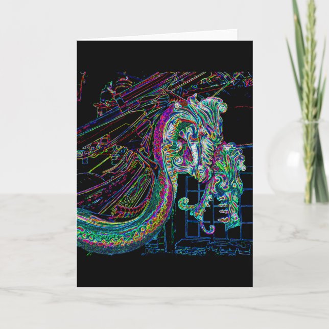 Carte de dessin Sea Dragons Line (Devant)