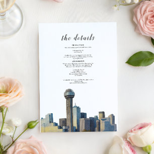 Carte de détails - Dallas Texas