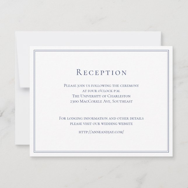 Carte de détails de la marine formelle avec carte  (Devant)