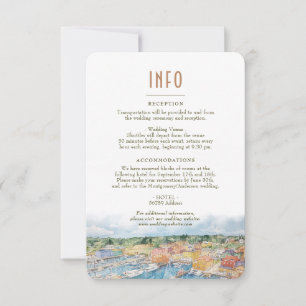 Carte de détails de Newport Harbour INFO