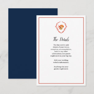 Carte de détails du Mariage de coquillage d'aquare