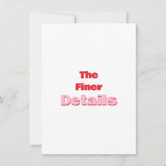 Carte de détails pour annoncer la date de mariage 