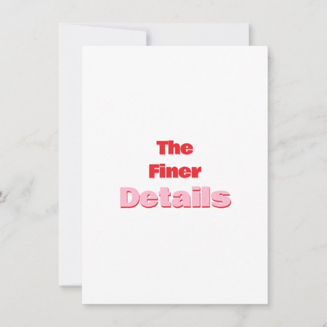 Carte de détails pour annoncer la date de mariage  (Devant)