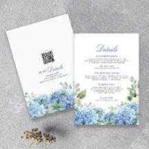 Carte de détails SINI Blue Hydrangea