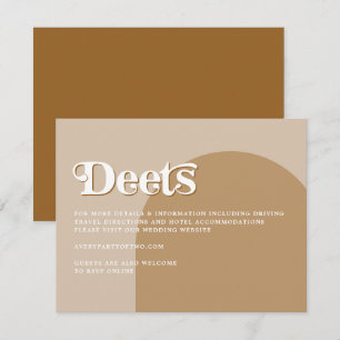 Carte de détails Trixie Beige Rétro Années 70