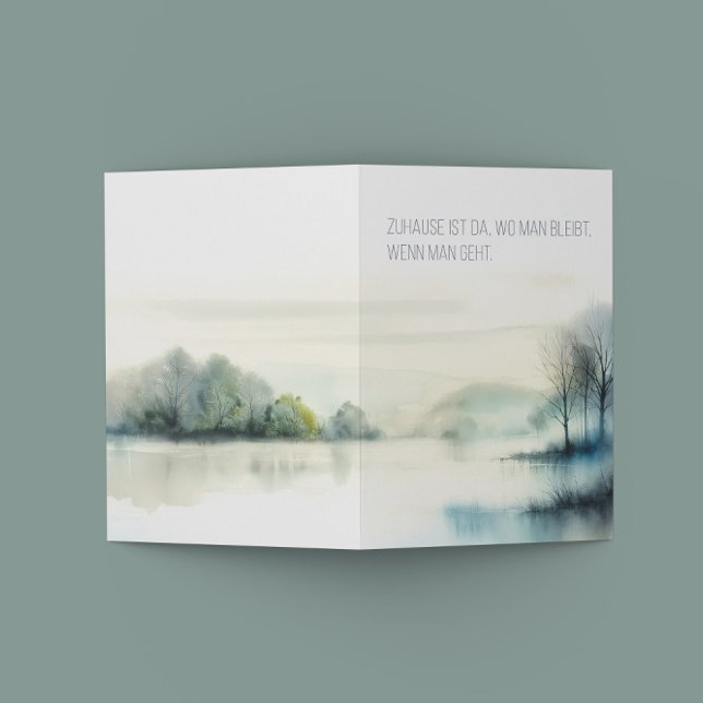 Carte de deuil à domicile (Créateur téléchargé)