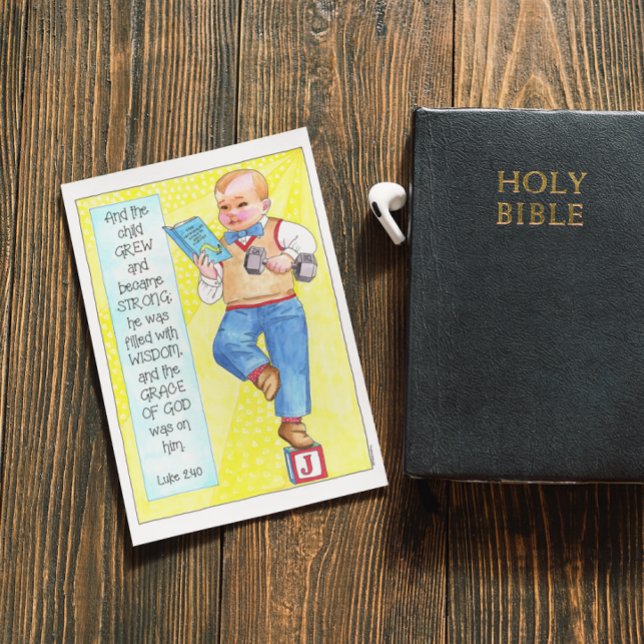 Carte de dévouement de baptême du baptême du (Créateur téléchargé)