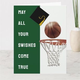 Carte de diplôme de basket-ball