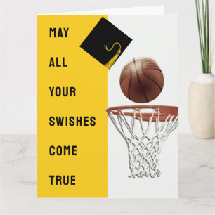 Carte de diplôme de basket-ball