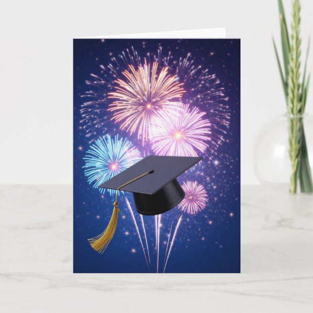 Carte de diplôme, Grad Grats, Grad Party, (Devant)