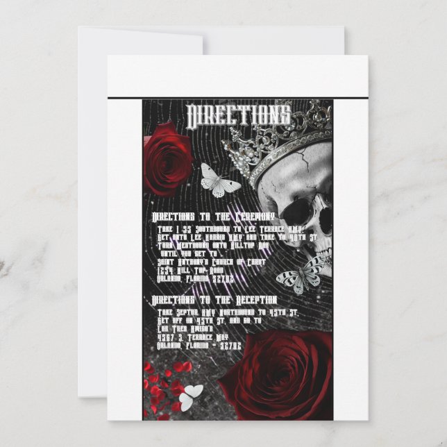 Carte de direction 3.5x6 Hauning Adeline Zade Mead (Devant)