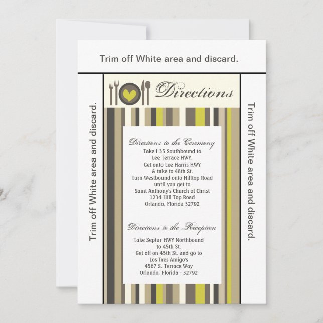 Carte de direction 3.5x6 Plaque Chine Place en arg (Devant)