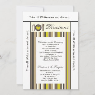 Carte de direction 3.5x6 Plaque Chine Place en arg