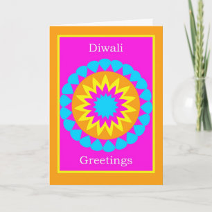 Carte de Diwali Rangoli