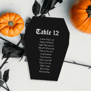Carte de do-it-yourself Halloween Coffin Mariage