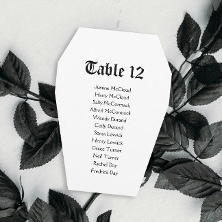 Carte de do-it-yourself Halloween Coffin Mariage