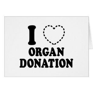 CARTE DE DON D'ORGANE {COEUR MANQUANT}