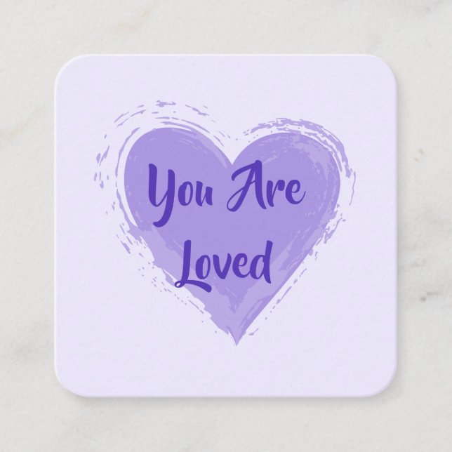 Carte de douceur : Cartes "You Are Love" (Devant)