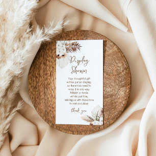 Carte de douche à affichage Bohème SIERRA