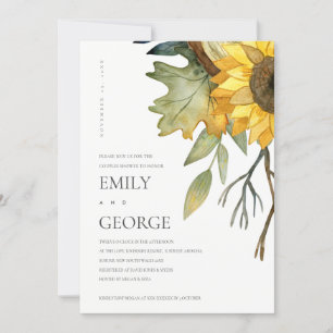 CARTE DE DOUCHE FLORALE EN COUPLE JAUNE DE SOUFFLE