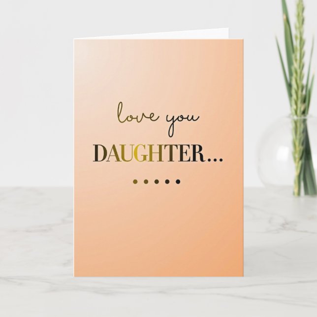 Carte de doux amour pour fille (Devant)