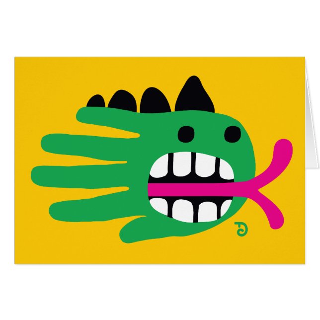 Carte de dragon (Devant horizontal)