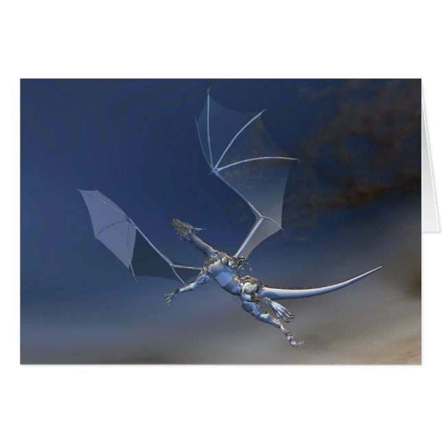 carte de dragon de verre (Devant horizontal)