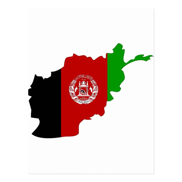 Carte de drapeau de l'Afghanistan | Zazzle.fr