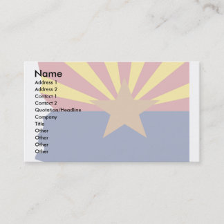 Carte de drapeau de l'Arizona