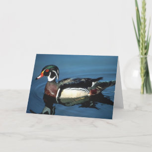 CARTE DE DUCK EN BOIS
