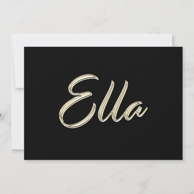 Carte de Ella white gold (Devant)