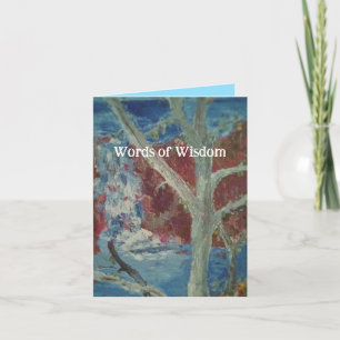 Carte de encouragement G : Paroles de sagesse