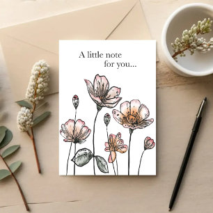 Carte de encouragement Peach Meadow
