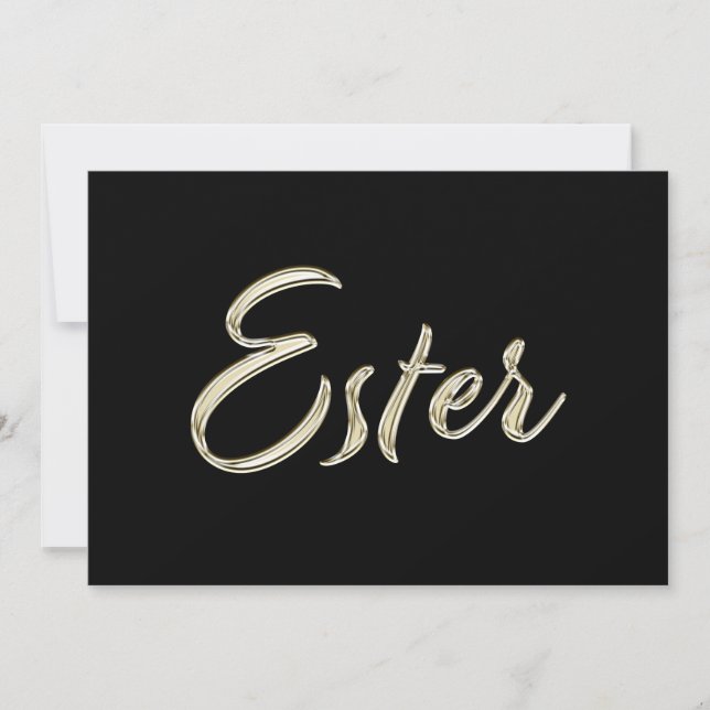 Carte de Ester white Gold (Devant)