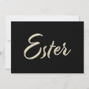 Carte de Ester white Gold