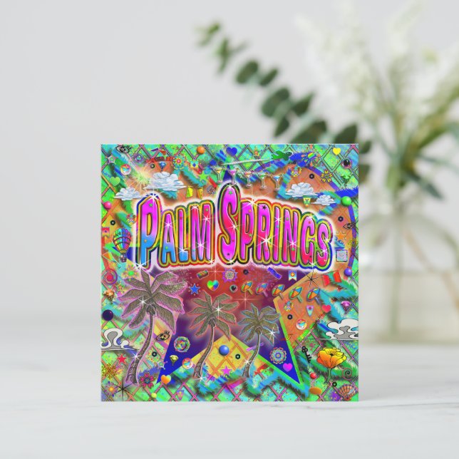 Carte de facteur de risque Palm Springs (Debout devant)