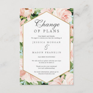 Carte de Faire-part Chic Chic Chic Change Plans