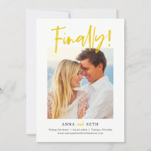 Carte de Faire-Part de Date de Mariage Personnalis