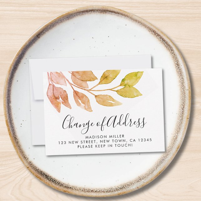 Carte de Faire-part de déplacement du changement d (Créateur téléchargé)